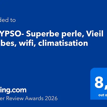 Appartement Calypso- Superbe Perle, Vieil Antibes, Wifi, Climatisation Antibes